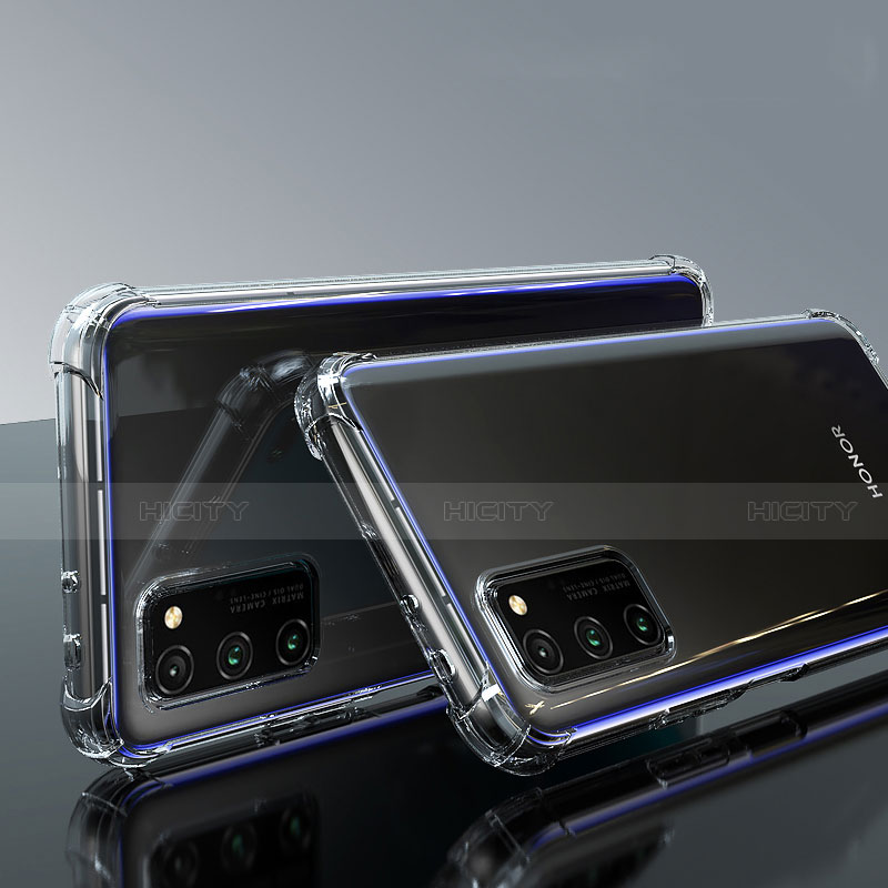 Cover Silicone Trasparente Ultra Sottile Morbida T03 per Huawei Honor View 30 Pro 5G Chiaro