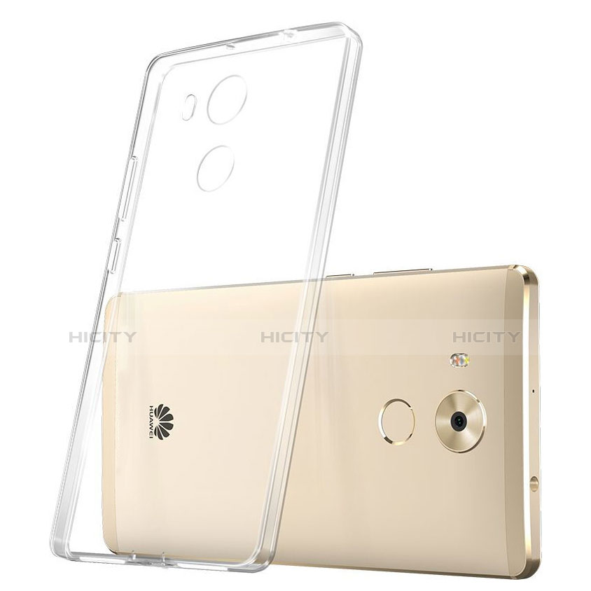 Cover Silicone Trasparente Ultra Sottile Morbida T03 per Huawei Mate 8 Chiaro