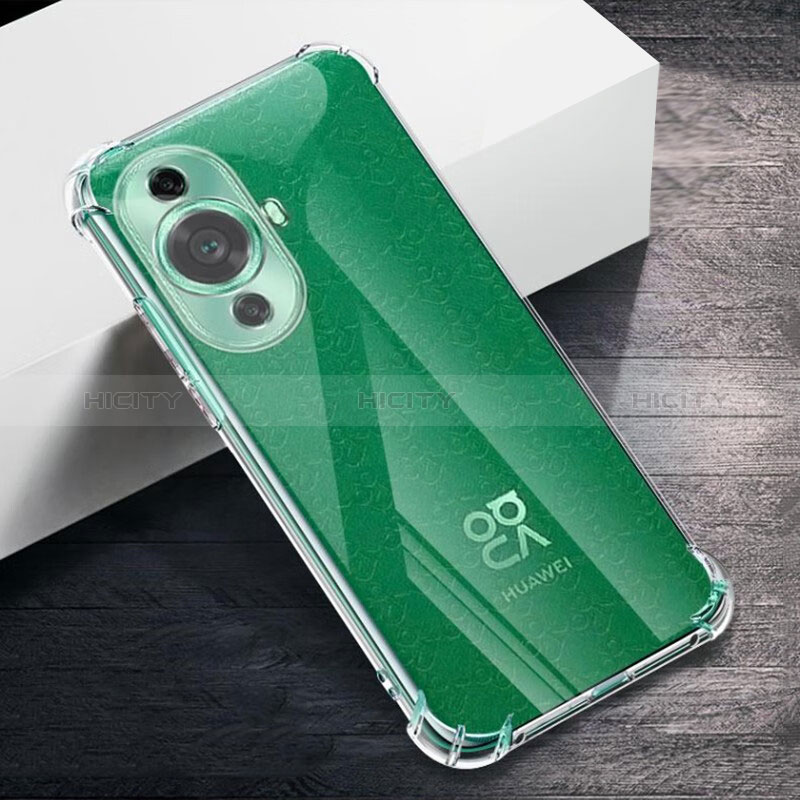 Cover Silicone Trasparente Ultra Sottile Morbida T03 per Huawei Nova 11 Pro Chiaro