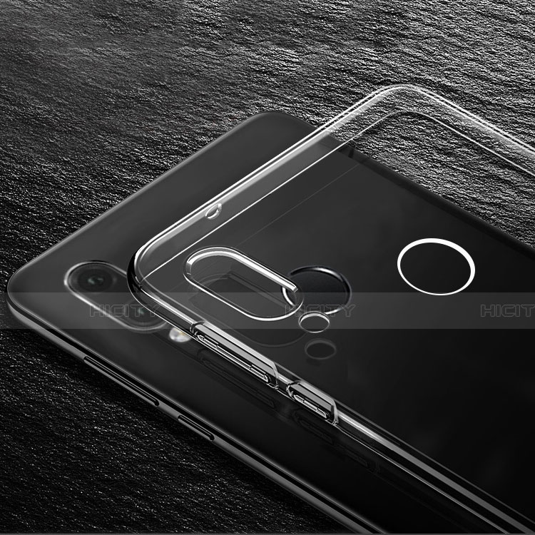 Cover Silicone Trasparente Ultra Sottile Morbida T03 per Huawei Nova 3e Chiaro