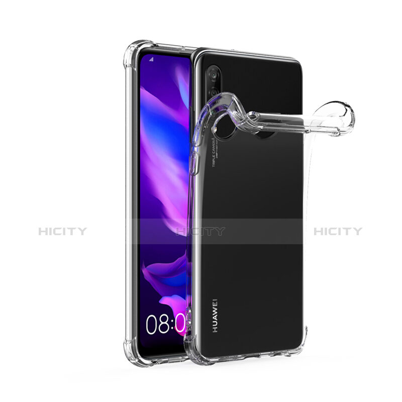 Cover Silicone Trasparente Ultra Sottile Morbida T03 per Huawei P30 Lite New Edition Chiaro