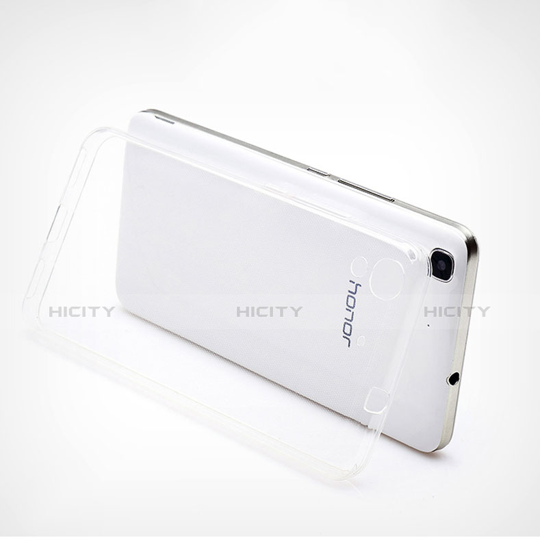 Cover Silicone Trasparente Ultra Sottile Morbida T03 per Huawei Y6 Chiaro