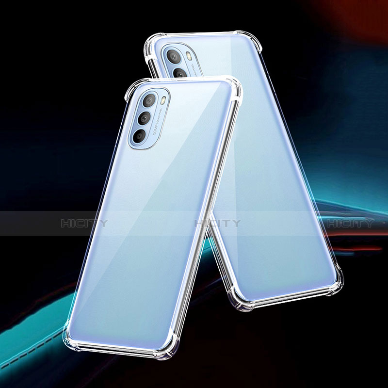 Cover Silicone Trasparente Ultra Sottile Morbida T03 per Motorola Moto Edge X30 5G Chiaro