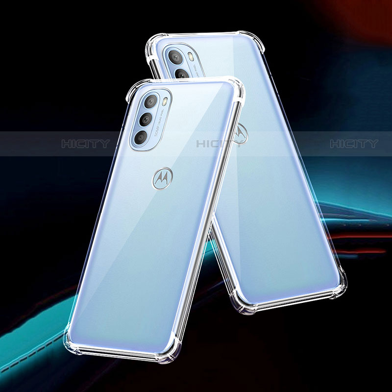 Cover Silicone Trasparente Ultra Sottile Morbida T03 per Motorola Moto G40 Fusion Chiaro