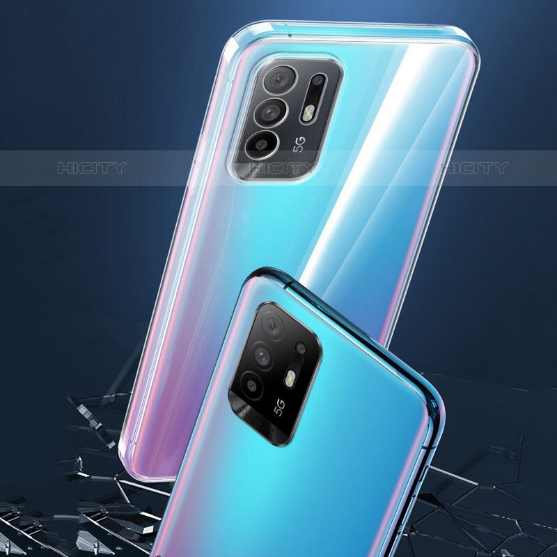 Cover Silicone Trasparente Ultra Sottile Morbida T03 per Oppo F19 Pro+ Plus 5G Chiaro