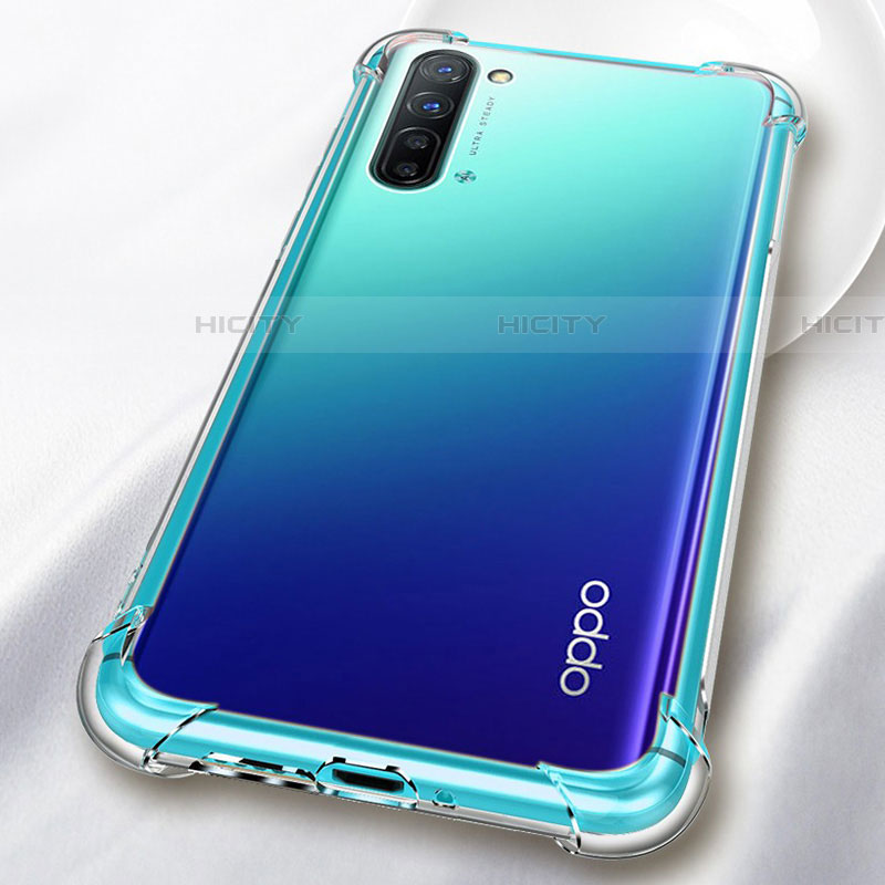 Cover Silicone Trasparente Ultra Sottile Morbida T03 per Oppo Find X2 Lite Chiaro