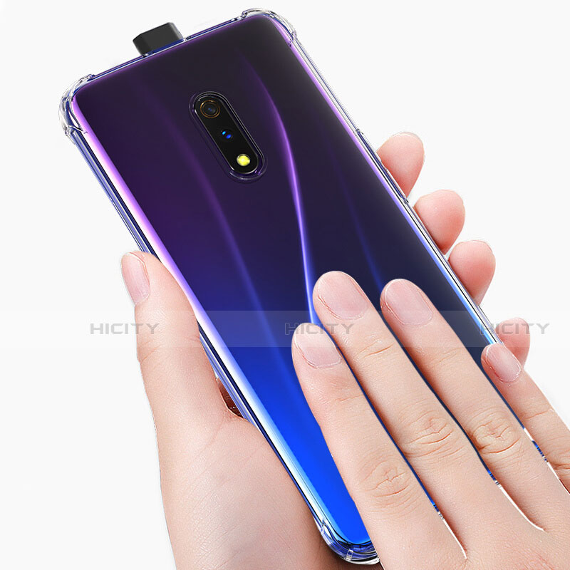 Cover Silicone Trasparente Ultra Sottile Morbida T03 per Oppo Realme X Chiaro