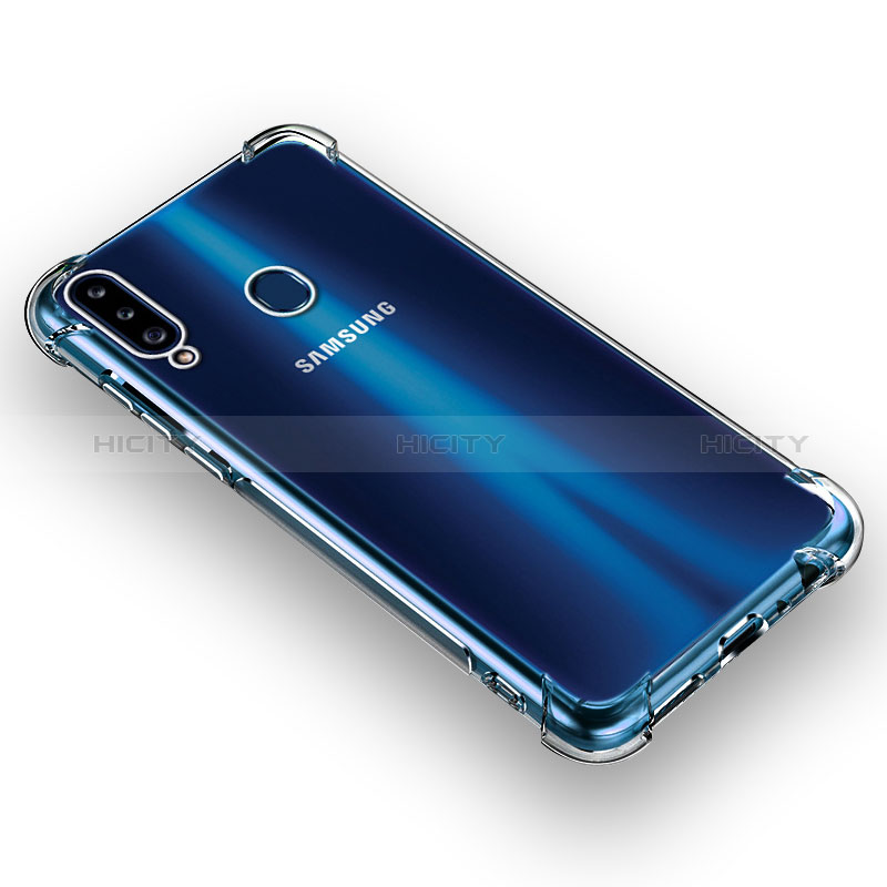 Cover Silicone Trasparente Ultra Sottile Morbida T03 per Samsung Galaxy A20s Chiaro
