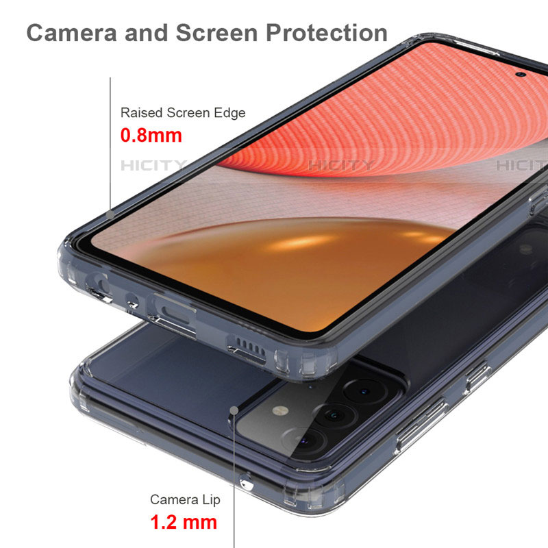 Cover Silicone Trasparente Ultra Sottile Morbida T03 per Samsung Galaxy A25 5G Chiaro