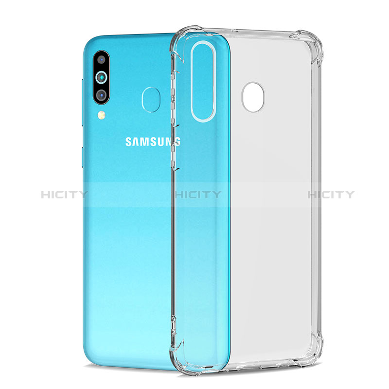 Cover Silicone Trasparente Ultra Sottile Morbida T03 per Samsung Galaxy A40s Chiaro