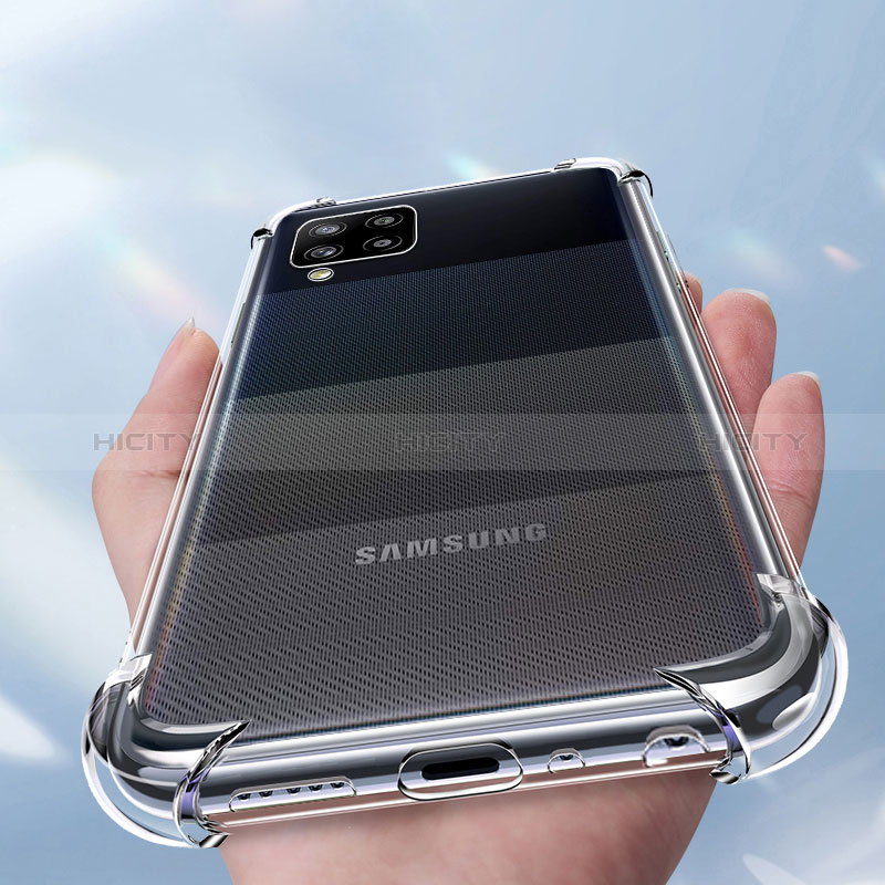 Cover Silicone Trasparente Ultra Sottile Morbida T03 per Samsung Galaxy A42 5G Chiaro