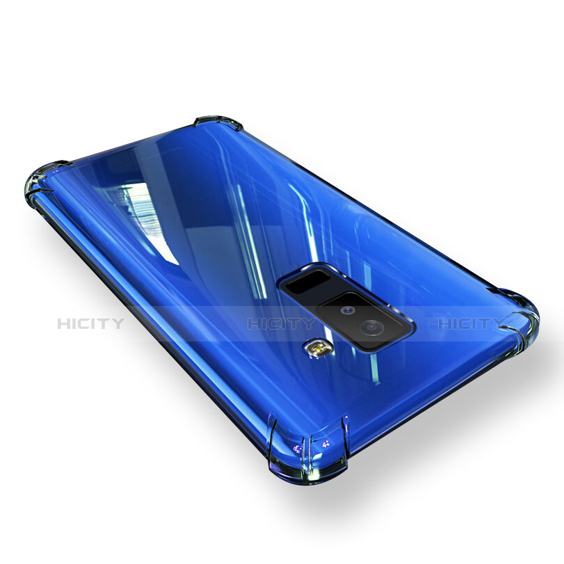 Cover Silicone Trasparente Ultra Sottile Morbida T03 per Samsung Galaxy A6 Plus (2018) Chiaro