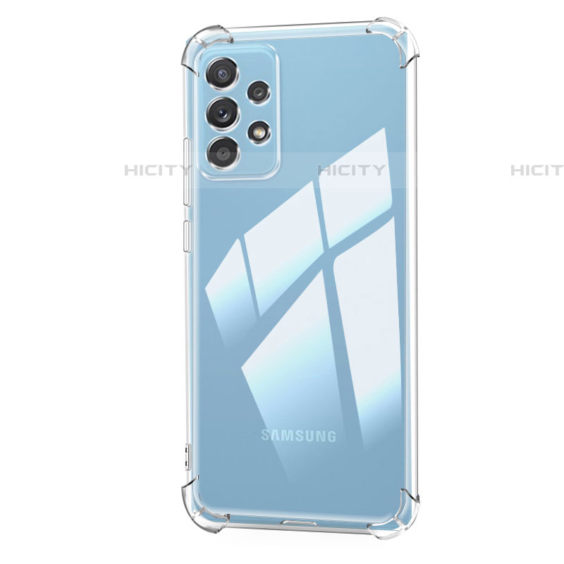 Cover Silicone Trasparente Ultra Sottile Morbida T03 per Samsung Galaxy A73 5G Chiaro