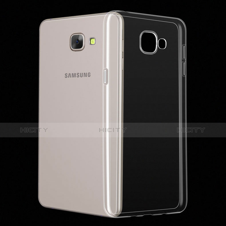 Cover Silicone Trasparente Ultra Sottile Morbida T03 per Samsung Galaxy A9 (2016) A9000 Chiaro