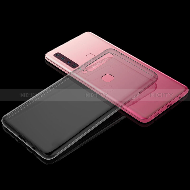 Cover Silicone Trasparente Ultra Sottile Morbida T03 per Samsung Galaxy A9 (2018) A920 Grigio