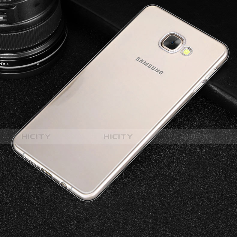 Cover Silicone Trasparente Ultra Sottile Morbida T03 per Samsung Galaxy A9 Pro (2016) SM-A9100 Chiaro