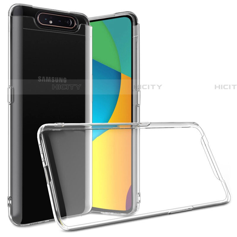 Cover Silicone Trasparente Ultra Sottile Morbida T03 per Samsung Galaxy A90 4G Chiaro