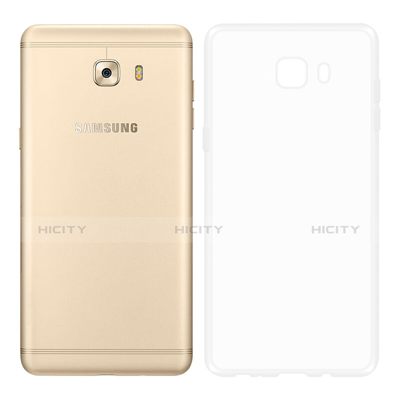 Cover Silicone Trasparente Ultra Sottile Morbida T03 per Samsung Galaxy C5 Pro C5010 Chiaro