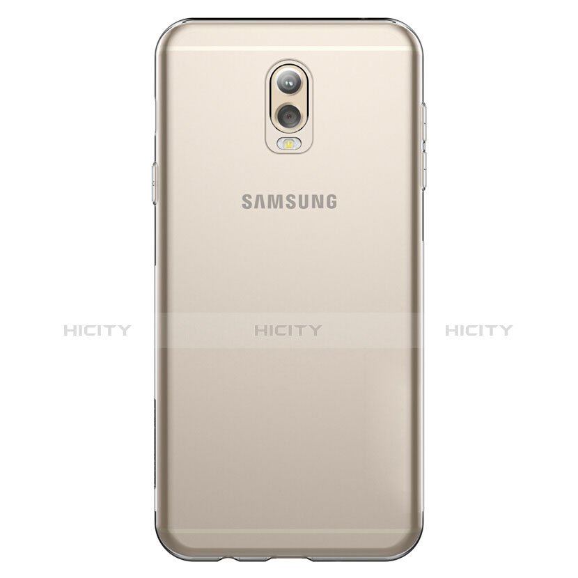 Cover Silicone Trasparente Ultra Sottile Morbida T03 per Samsung Galaxy C7 (2017) Chiaro