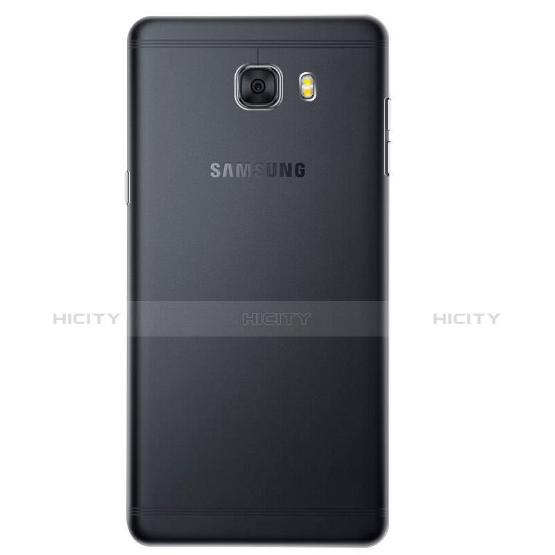 Cover Silicone Trasparente Ultra Sottile Morbida T03 per Samsung Galaxy C9 Pro C9000 Chiaro