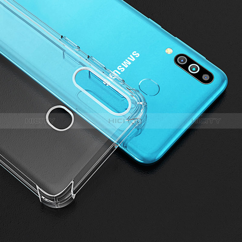 Cover Silicone Trasparente Ultra Sottile Morbida T03 per Samsung Galaxy M30 Chiaro