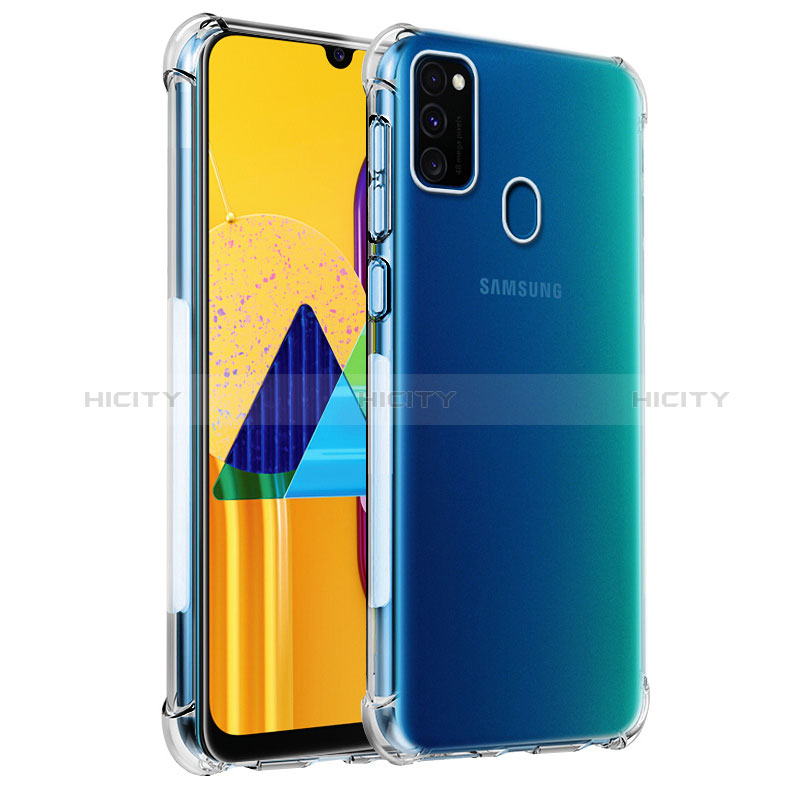 Cover Silicone Trasparente Ultra Sottile Morbida T03 per Samsung Galaxy M30s Chiaro