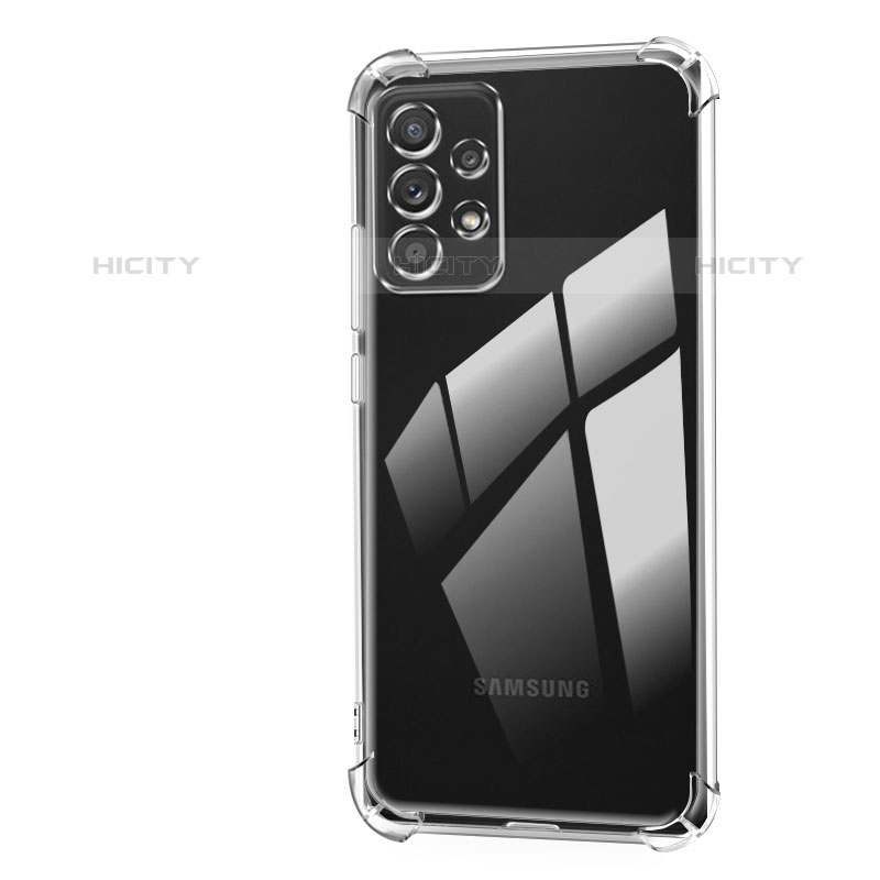 Cover Silicone Trasparente Ultra Sottile Morbida T03 per Samsung Galaxy M32 5G Chiaro