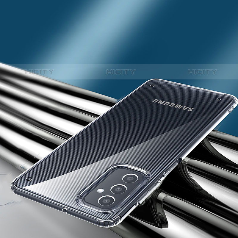 Cover Silicone Trasparente Ultra Sottile Morbida T03 per Samsung Galaxy M52 5G Chiaro