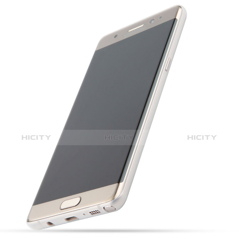 Cover Silicone Trasparente Ultra Sottile Morbida T03 per Samsung Galaxy Note 7 Chiaro