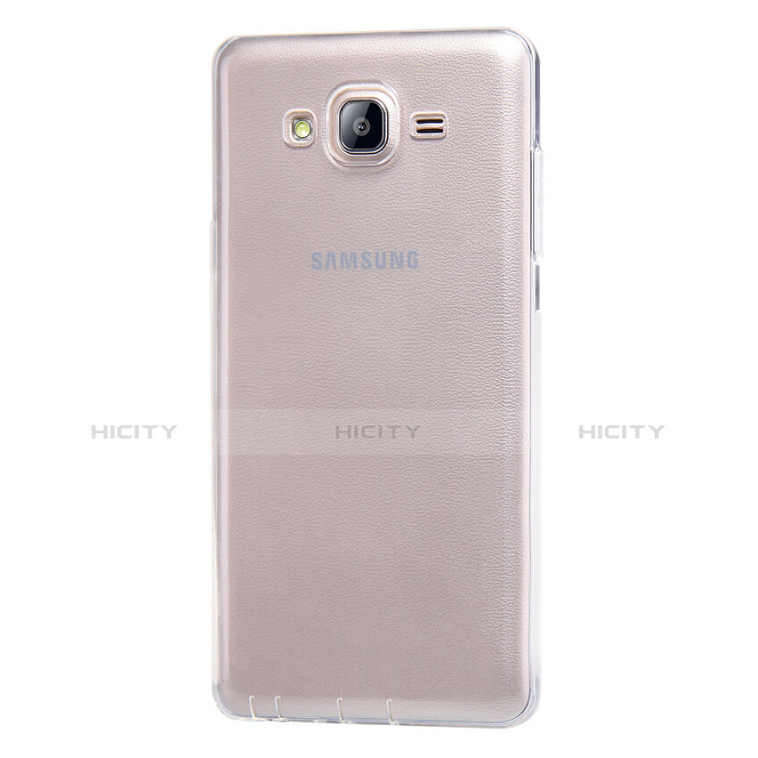 Cover Silicone Trasparente Ultra Sottile Morbida T03 per Samsung Galaxy On7 Pro Chiaro