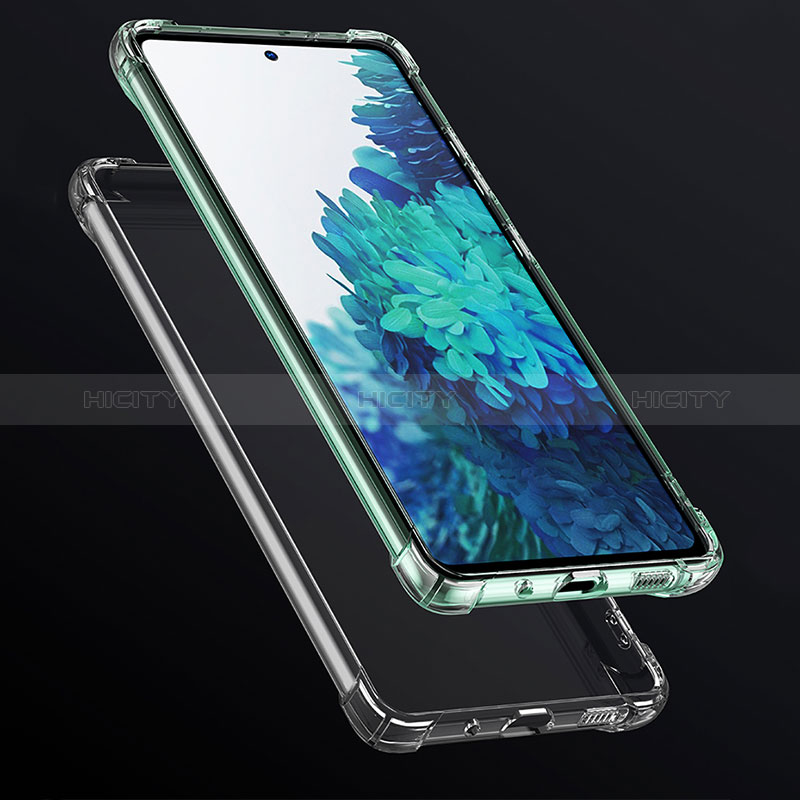 Cover Silicone Trasparente Ultra Sottile Morbida T03 per Samsung Galaxy S20 FE 4G Chiaro