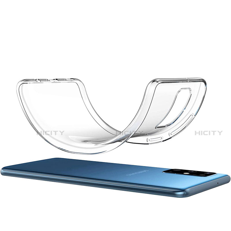 Cover Silicone Trasparente Ultra Sottile Morbida T03 per Samsung Galaxy S20 Plus Chiaro