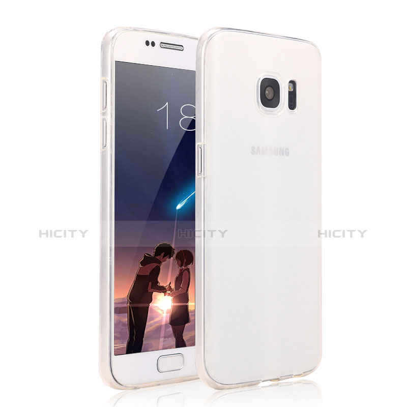 Cover Silicone Trasparente Ultra Sottile Morbida T03 per Samsung Galaxy S7 G930F G930FD Chiaro