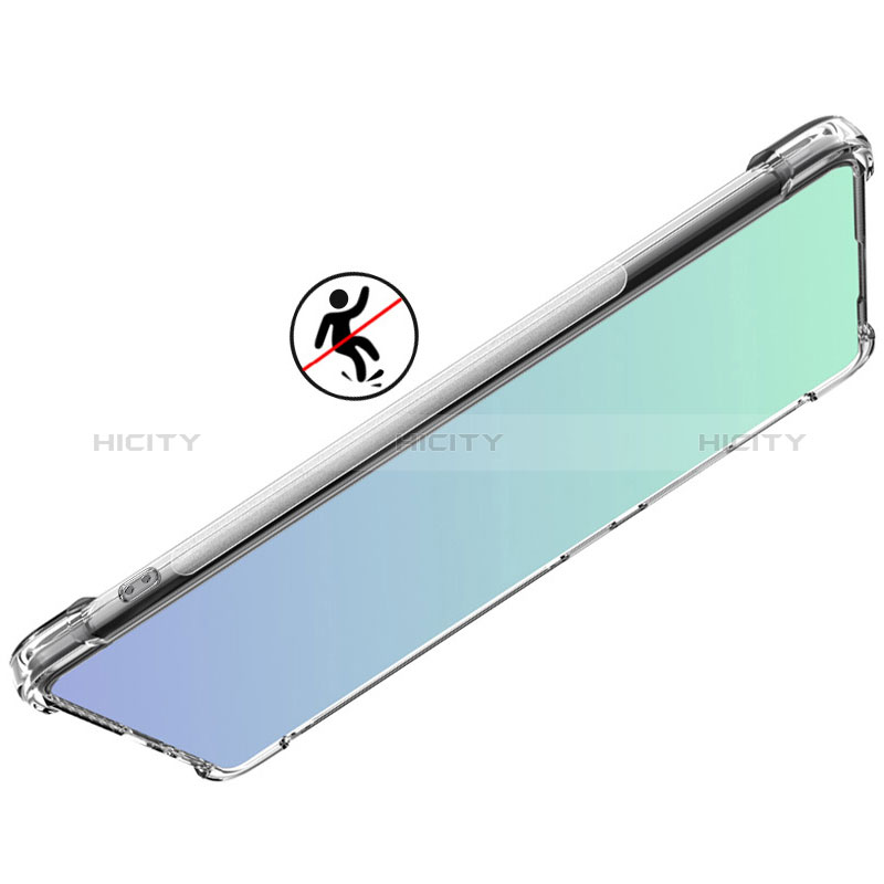 Cover Silicone Trasparente Ultra Sottile Morbida T03 per Sony Xperia 10 III Chiaro