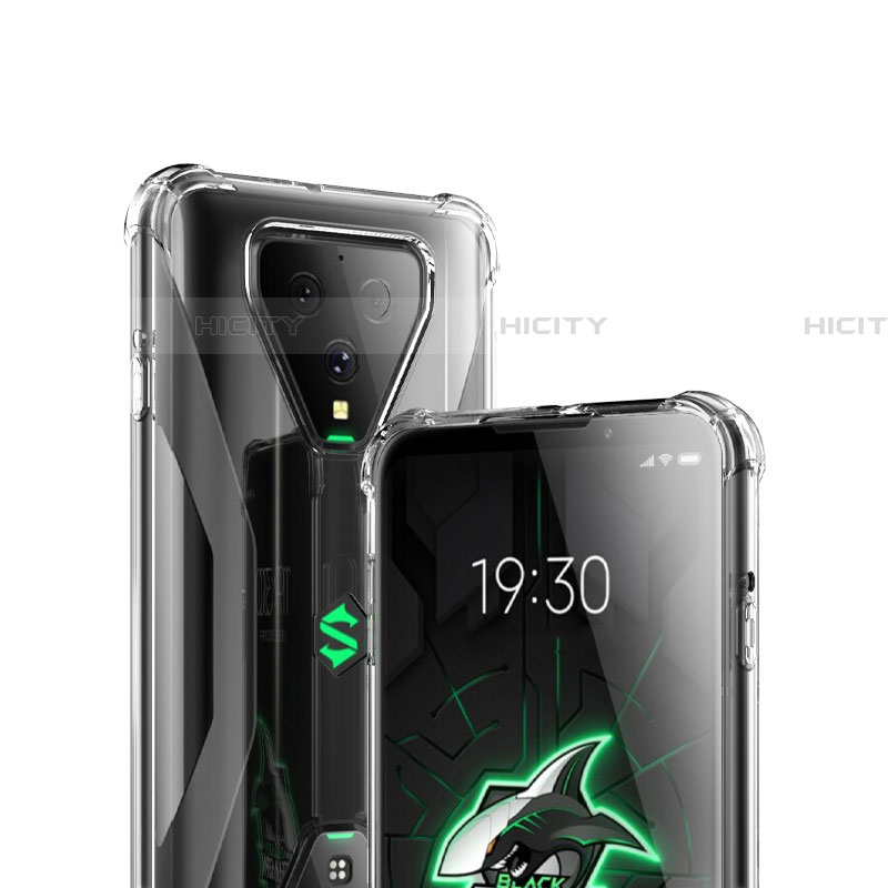 Cover Silicone Trasparente Ultra Sottile Morbida T03 per Xiaomi Black Shark 3 Chiaro