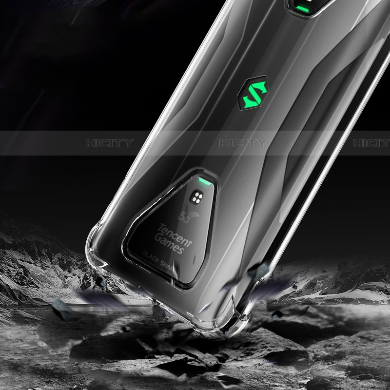 Cover Silicone Trasparente Ultra Sottile Morbida T03 per Xiaomi Black Shark 3 Pro Chiaro