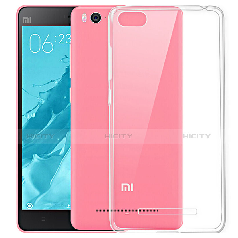 Cover Silicone Trasparente Ultra Sottile Morbida T03 per Xiaomi Mi 4i Chiaro