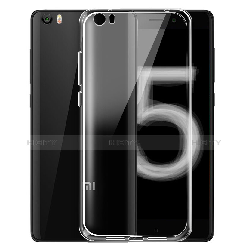 Cover Silicone Trasparente Ultra Sottile Morbida T03 per Xiaomi Mi 5 Chiaro