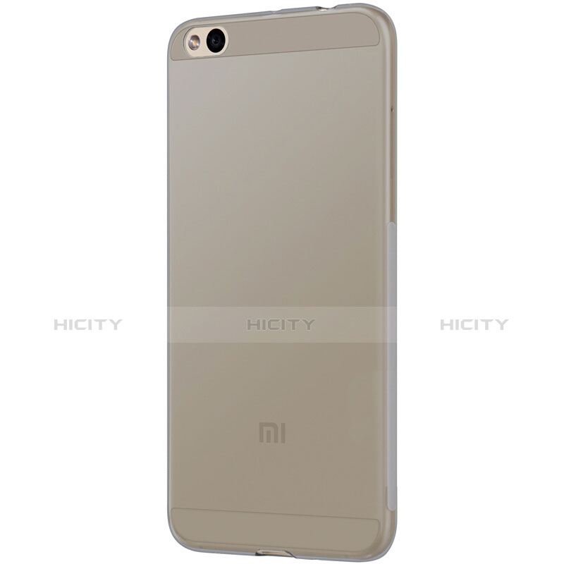 Cover Silicone Trasparente Ultra Sottile Morbida T03 per Xiaomi Mi 5C Grigio