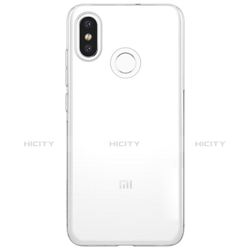 Cover Silicone Trasparente Ultra Sottile Morbida T03 per Xiaomi Mi 8 Chiaro