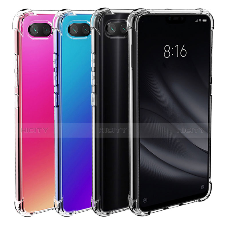 Cover Silicone Trasparente Ultra Sottile Morbida T03 per Xiaomi Mi 8 Lite Chiaro
