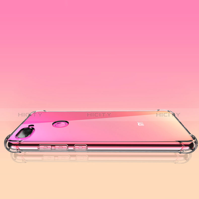 Cover Silicone Trasparente Ultra Sottile Morbida T03 per Xiaomi Mi 8 Lite Chiaro