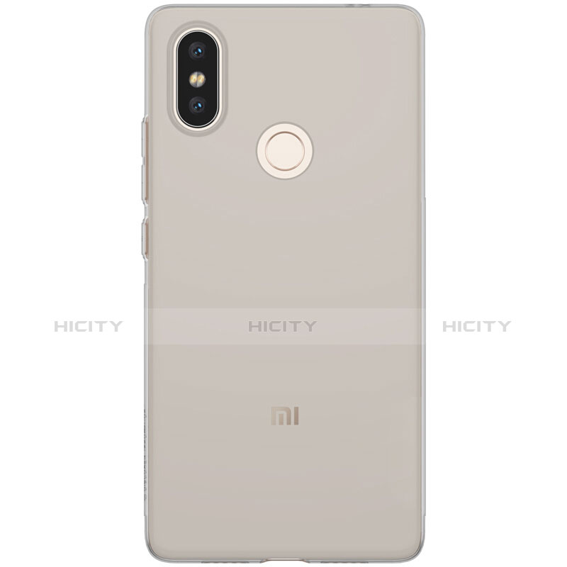 Cover Silicone Trasparente Ultra Sottile Morbida T03 per Xiaomi Mi 8 SE Grigio