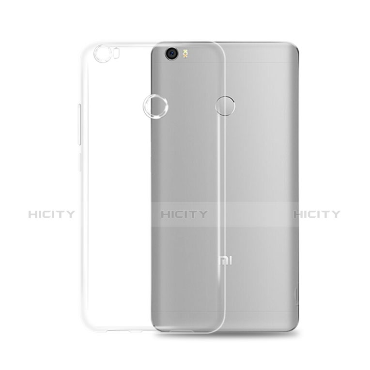 Cover Silicone Trasparente Ultra Sottile Morbida T03 per Xiaomi Mi Max Chiaro