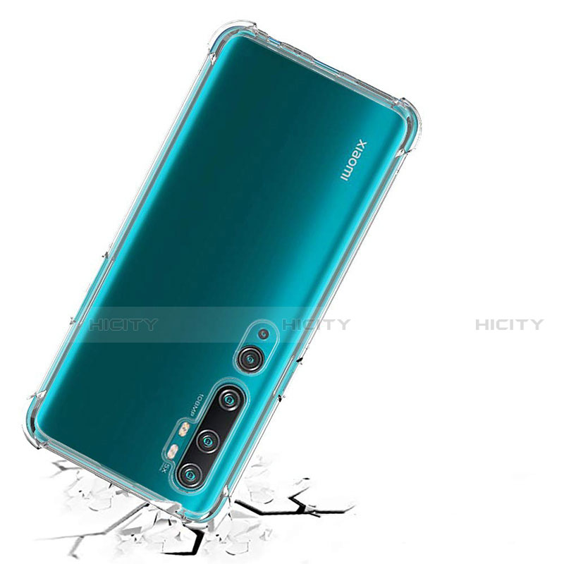 Cover Silicone Trasparente Ultra Sottile Morbida T03 per Xiaomi Mi Note 10 Chiaro