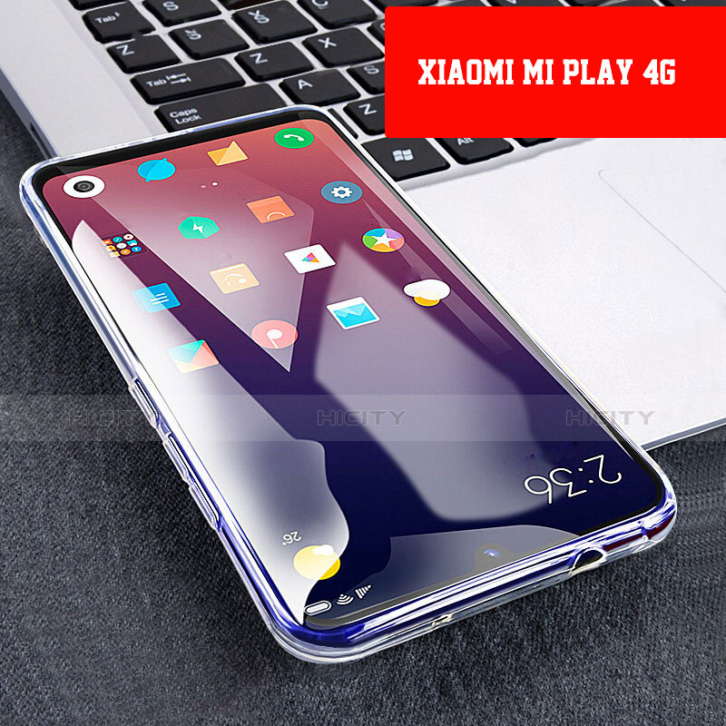 Cover Silicone Trasparente Ultra Sottile Morbida T03 per Xiaomi Mi Play 4G Chiaro