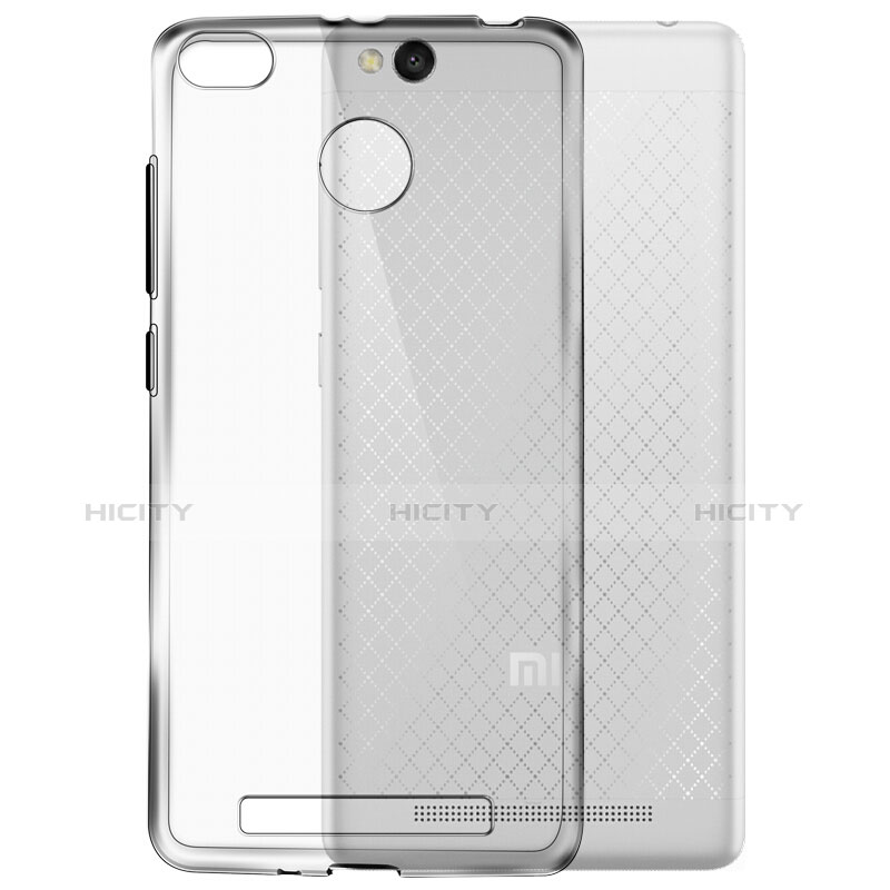 Cover Silicone Trasparente Ultra Sottile Morbida T03 per Xiaomi Redmi 3 High Edition Chiaro