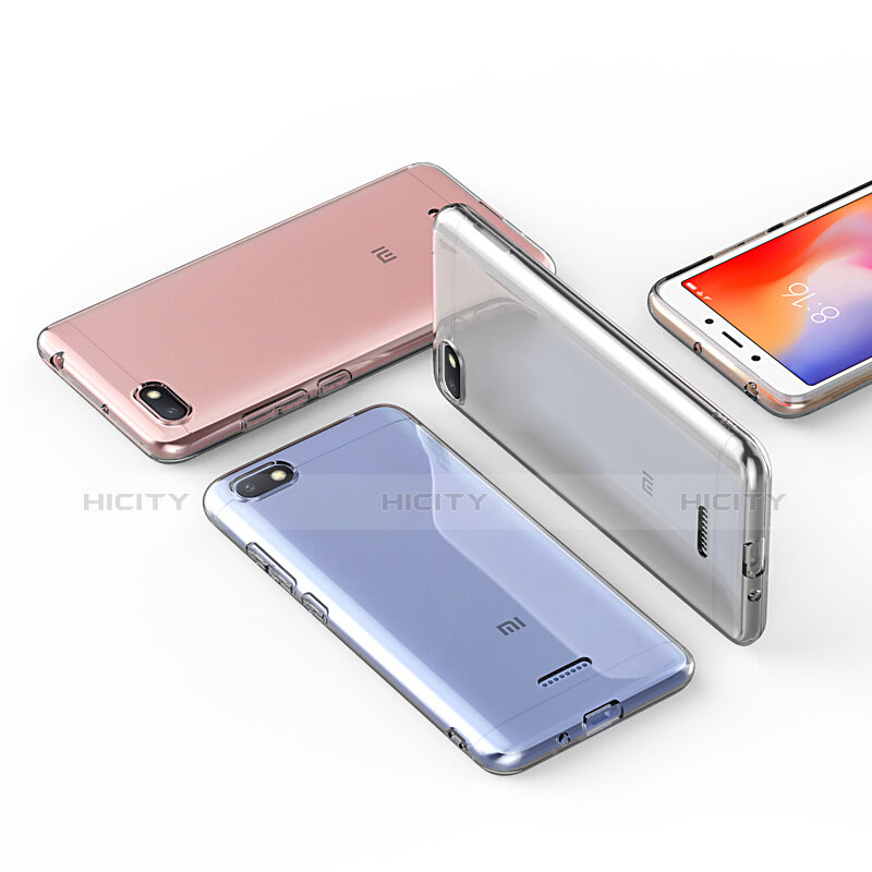 Cover Silicone Trasparente Ultra Sottile Morbida T03 per Xiaomi Redmi 6A Chiaro