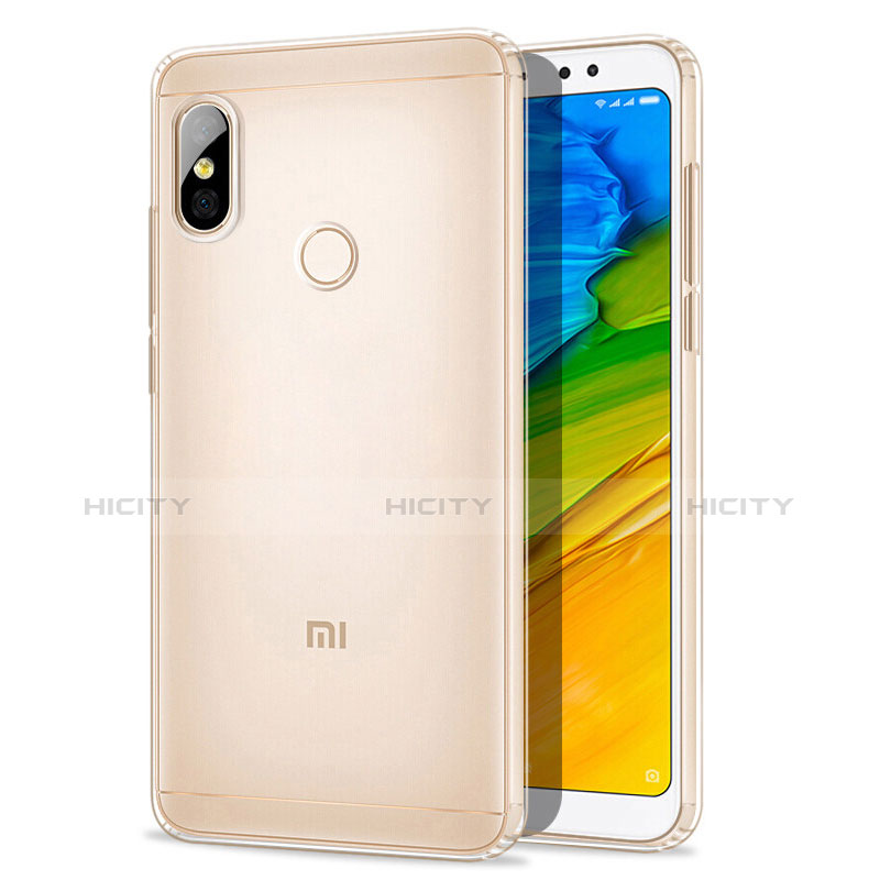 Cover Silicone Trasparente Ultra Sottile Morbida T03 per Xiaomi Redmi Note 5 AI Dual Camera Chiaro