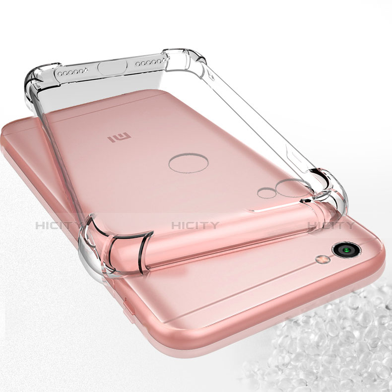 Cover Silicone Trasparente Ultra Sottile Morbida T03 per Xiaomi Redmi Note 5A Prime Chiaro